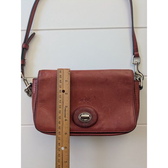 Coach Bleecker Penny Crossbody Bag - Red Leather - Turn lock - Picture 9 of 9
